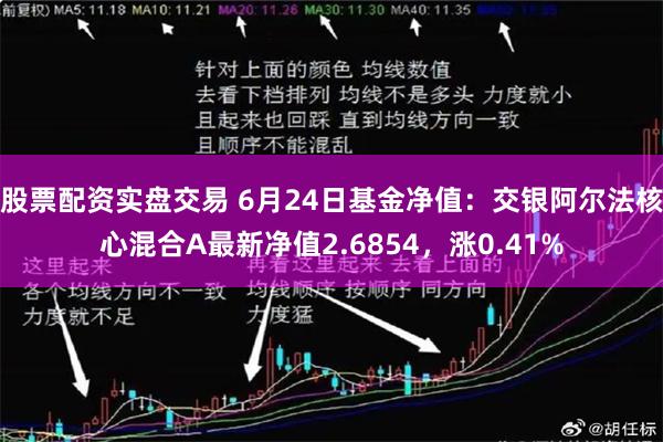 股票配资实盘交易 6月24日基金净值：交银阿尔法核心混合A最新净值2.6854，涨0.41%