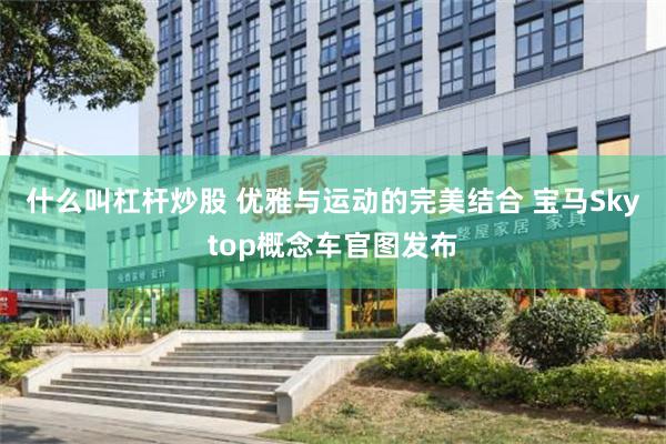 什么叫杠杆炒股 优雅与运动的完美结合 宝马Skytop概念车官图发布