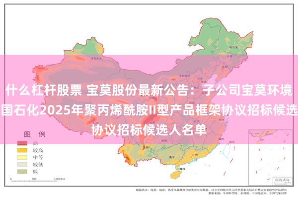 什么杠杆股票 宝莫股份最新公告：子公司宝莫环境入围中国石化2025年聚丙烯酰胺II型产品框架协议招标候选人名单