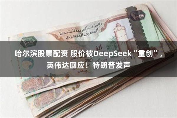 哈尔滨股票配资 股价被DeepSeek“重创”，英伟达回应！特朗普发声